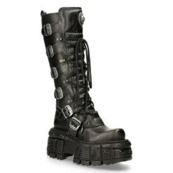 Bottes Cuir New Rock M.272-S3 -Vêtements Gothiques Boutique m 272 s3 2 900
