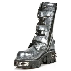 Bottes Cuir New Rock M-710-S3 -Vêtements Gothiques Boutique m 710 s3 3 900