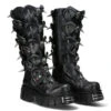 Bottes Cuir New Rock M.755-C4 -Vêtements Gothiques Boutique m 755 c4 900