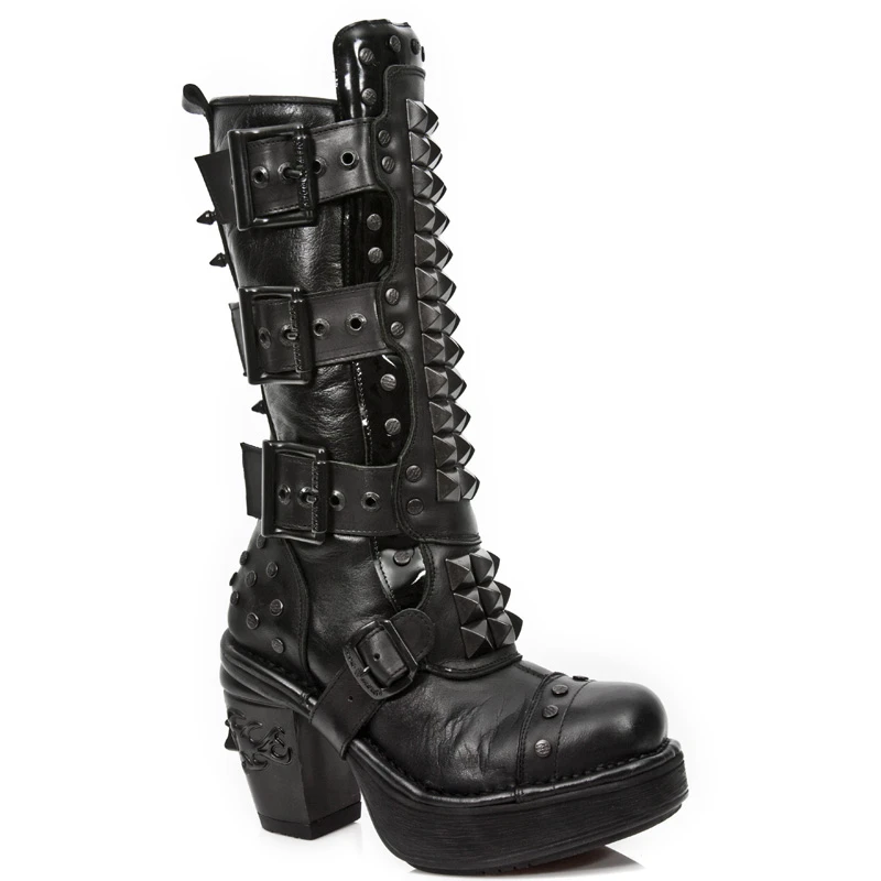 Bottes New Rock M.8342-R1 En Cuir 4 Bottes New Rock M.8342-R1 En Cuir – Image 2