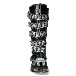 Bottes Cuir New Rock M-MET033-C1 -Vêtements Gothiques Boutique m met033 c1 3 900