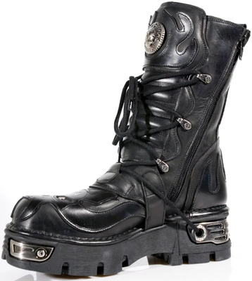 Bottes Gothiques NEW ROCK N°107 Black 6 Bottes Gothiques NEW ROCK N°107 Black – Image 4