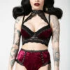 Soutien-gorge Gothique KILLSTAR 'Mercy' -Vêtements Gothiques Boutique mercy lace bra blood d x1600 900