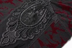 Robe Noire Et Rouge PUNK RAVE 'inkiria Blood' -Vêtements Gothiques Boutique mg 1841 900