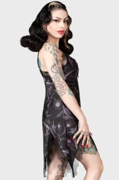 Nuisette KILLSTAR 'midnight Ire Night' -Vêtements Gothiques Boutique midnight ire lounge dress w e x1600 900