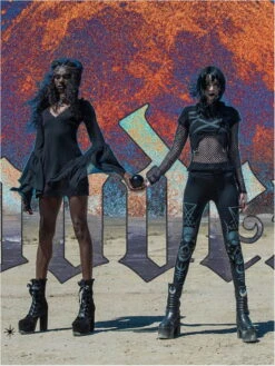 Leggings KILLSTAR 'mooncult' -Vêtements Gothiques Boutique mooncult leggings killstar 3 1 900