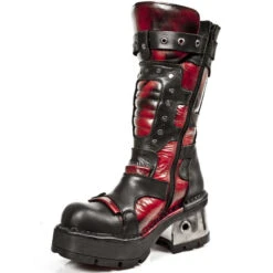 Bottes Cuir New Rock M.1021-C2 -Vêtements Gothiques Boutique new rock m 1021 c2 4 zoom