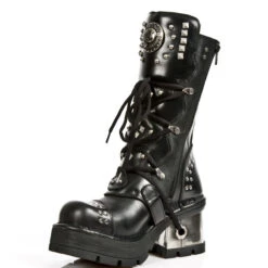 Bottes Cuir New Rock M.1029-C1 -Vêtements Gothiques Boutique new rock m 1029 c1 4 zoom