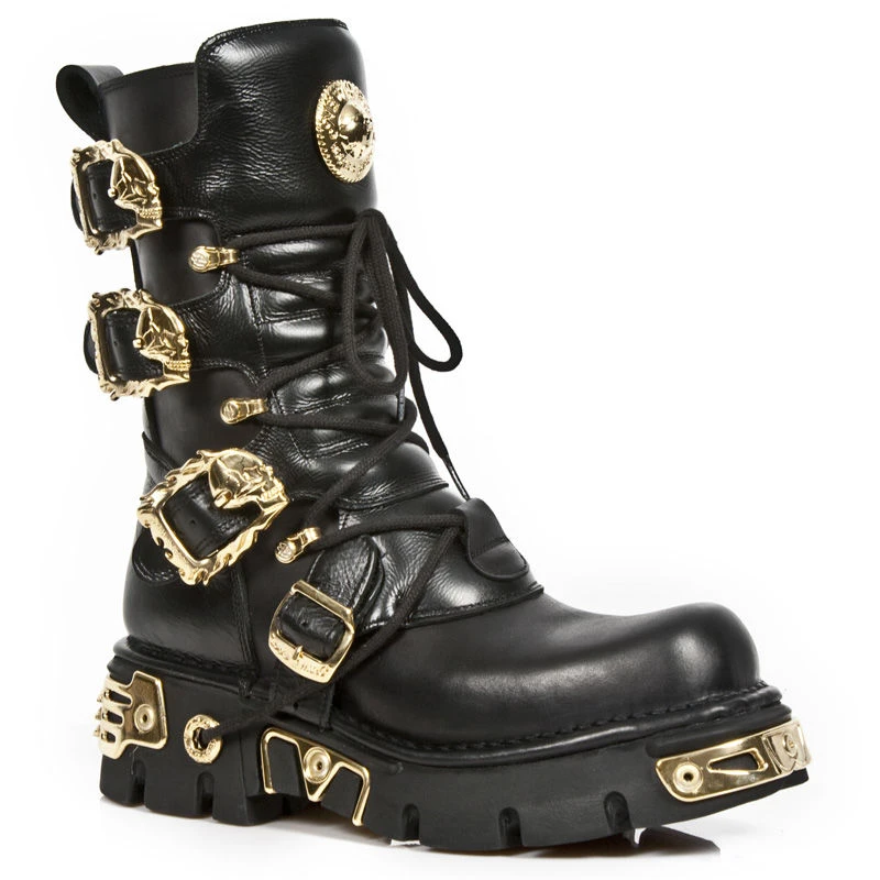 Bottes Cuir New Rock M.391GOLD-C1 4 Bottes Cuir New Rock M.391GOLD-C1 – Image 2