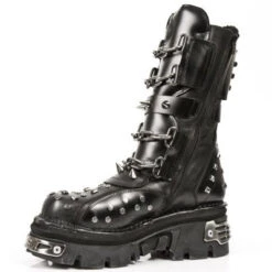Bottes Cuir New Rock M.799-C10 -Vêtements Gothiques Boutique new rock m 799 c10 4 zoom