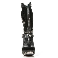 Bottes Noires New Rock M.MAG034-S1 -Vêtements Gothiques Boutique new rock m mag034 s1 3 zoom