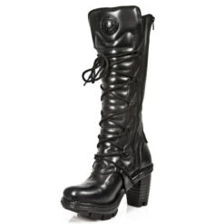 Bottes Cuir New Rock M.NEOTR014-C1 -Vêtements Gothiques Boutique new rock m neotr014 c1 4 zoom