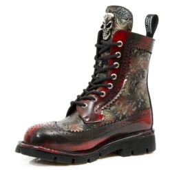Bottines Cuir New Rock M.NEWMILI110-C3 -Vêtements Gothiques Boutique new rock m newmili110 c3 4 zoom