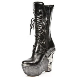 Bottes Cuir New Rock M.PZ003-S4 -Vêtements Gothiques Boutique new rock m pz003 s4 4 zoom