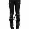 Pantalon Unisexe KILLSTAR 'office Riot' -Vêtements Gothiques Boutique office riot strappy trousers mens b x1600 900