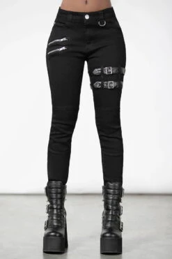 Pantalon Unisexe KILLSTAR 'on The Horizon' -Vêtements Gothiques Boutique on the horizon jeans w b x1600 900