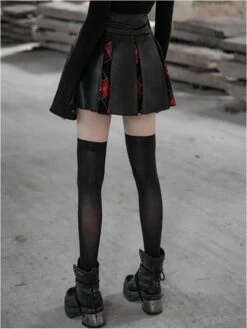 Mini Jupe PUNK RAVE Punk Rock 12 Mini Jupe PUNK RAVE Punk Rock -Vêtements Gothiques Boutique opq4503 900