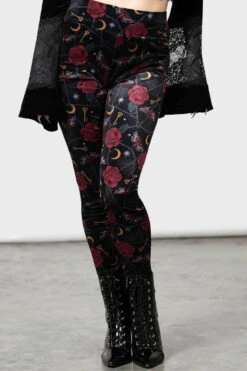 Leggings Velours KILLSTAR 'Ora' -Vêtements Gothiques Boutique ora leggings w c x1600 900