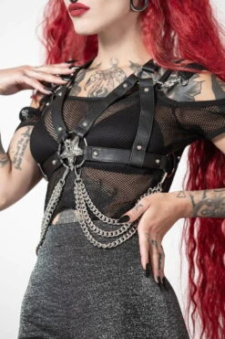 Harnais KILLSTAR 'party Ghoul' -Vêtements Gothiques Boutique party ghoul harness w c x1600 900