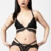 Culotte Gothique KILLSTAR 'Phantom' -Vêtements Gothiques Boutique phantom lace panty w b x1600 900