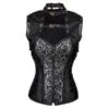 Corset Gothique Noir Et Son Boléro -Vêtements Gothiques Boutique progressive 900