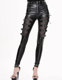 Pantalon Gothique Visual Kei -Vêtements Gothiques Boutique pt035 6 1000