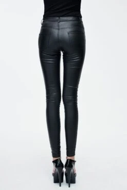 Pantalon Gothique Look Cuir -Vêtements Gothiques Boutique pt05561 900