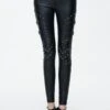 Pantalon Slim DEVIL FASHION Look Cuir -Vêtements Gothiques Boutique pt0561 900