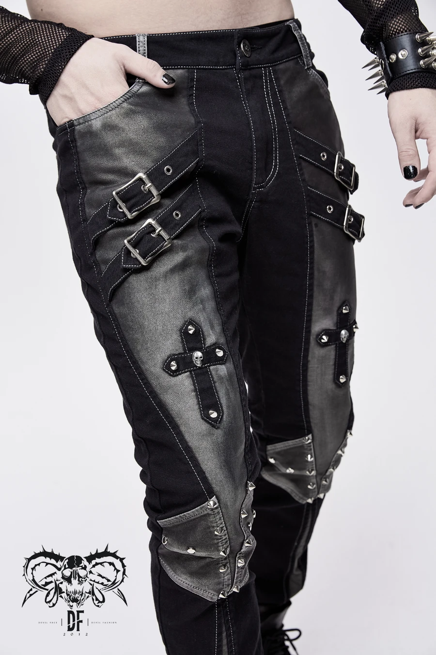 Pantalon DEVIL FASHION 'dark Cross' 5 Pantalon DEVIL FASHION 'dark Cross' – Image 3