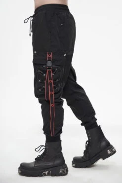 Pantalon Cargo DEVIL FASHION 'cyber Goth' -Vêtements Gothiques Boutique pt1765 900