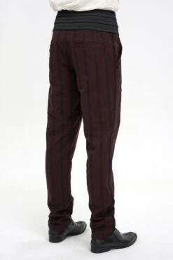 Pantalon Victorien Bordeaux DEVIL FASHION 'Modares' -Vêtements Gothiques Boutique pt189023 900