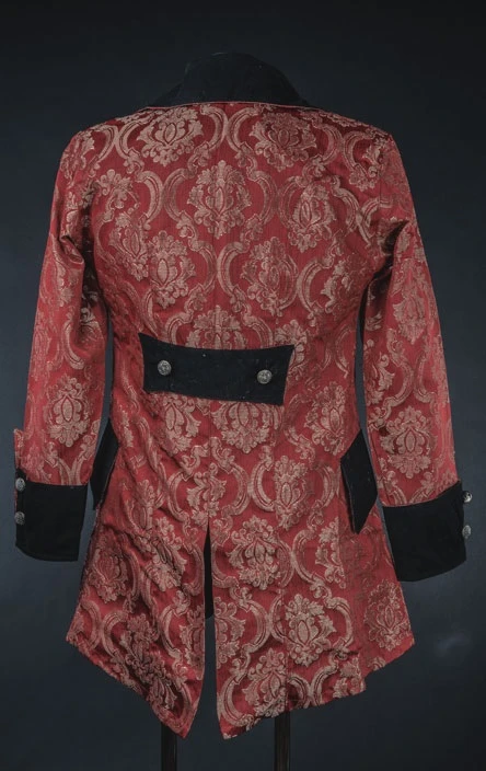 Veste Aristocrate Homme Rouge Et Noire 5 Veste Aristocrate Homme Rouge Et Noire – Image 3