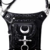 Sacoche Gothique En Cuir Vegan -Vêtements Gothiques Boutique restyle lunar holster bag gothic utility bag re lunar holster bag