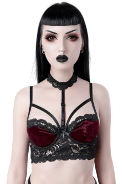 Soutien-gorge Gothique KILLSTAR 'ruby'