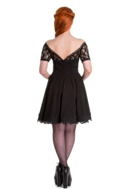 Robe Noire HELL BUNNY 'amara' -Vêtements Gothiques Boutique s l16006 900