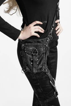 Sacoche Unisexe En Cuir Vegan -Vêtements Gothiques Boutique s1612 900 900