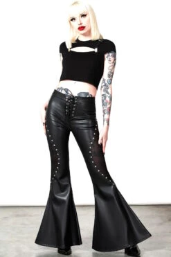 Pantalon Pattes D'eph KILLSTAR 'sabina's Sacrifice' -Vêtements Gothiques Boutique sabrinas sacrifice flares w d 900