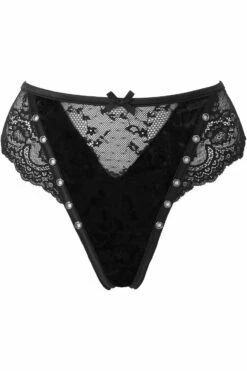 Culotte Gothique KILLSTAR 'Sacred Spirit' -Vêtements Gothiques Boutique sacredspiritsvelvetpanty b g x1600 900