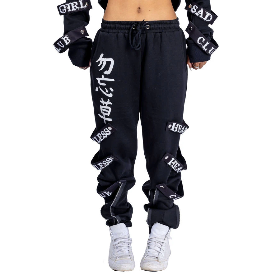 HELL BUNNY Jogging Femme HEARTLESS 'sad Girl' 3 HELL BUNNY Jogging Femme HEARTLESS 'sad Girl'