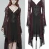 Robe Noire Et Rouge PUNK RAVE 'inkiria Blood' 2 Robe Noire Et Rouge PUNK RAVE 'inkiria Blood' -Vêtements Gothiques Boutique sanstitre4 900