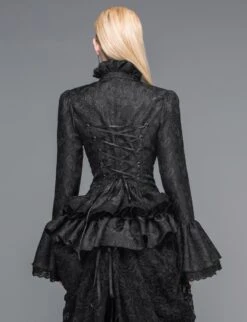 Chemisier Gothique Noir DEVIL FASHION -Vêtements Gothiques Boutique sht0170139640281653297238754 2 900