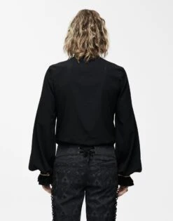 Chemise Baroque à Jabot DEVIL FASHION -Vêtements Gothiques Boutique sht023014 900