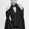 Chemisier DEVIL FASHION 'vampiria' -Vêtements Gothiques Boutique sht0519 900