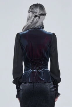 Chemise DEVIL FASHION 'Hellja' -Vêtements Gothiques Boutique sht0742 900