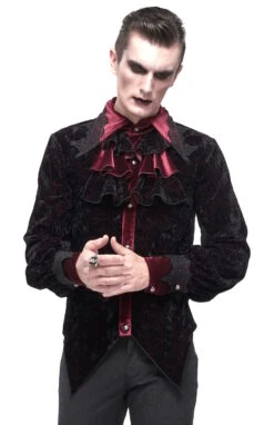 Chemise Vampire DEVIL FASHION 'Lothaire' -Vêtements Gothiques Boutique sht0776 900