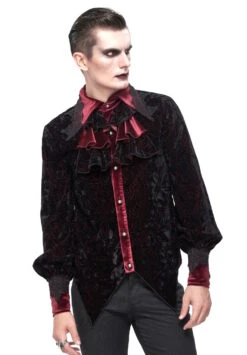 Chemise Vampire DEVIL FASHION 'Lothaire' -Vêtements Gothiques Boutique sht07771 900