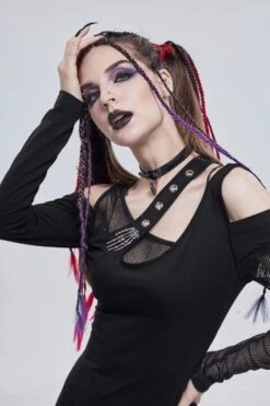 Robe DEVIL FASHION 'Hive' -Vêtements Gothiques Boutique sht1327 900