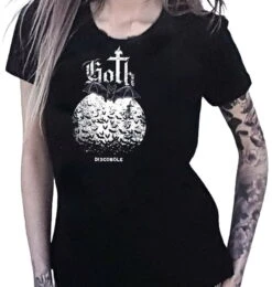 T-shirt Femme DISCOBOLE 'Goth'