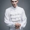 Chemise Victorienne Blanche DEVIL FASHION -Vêtements Gothiques Boutique sjm127 2