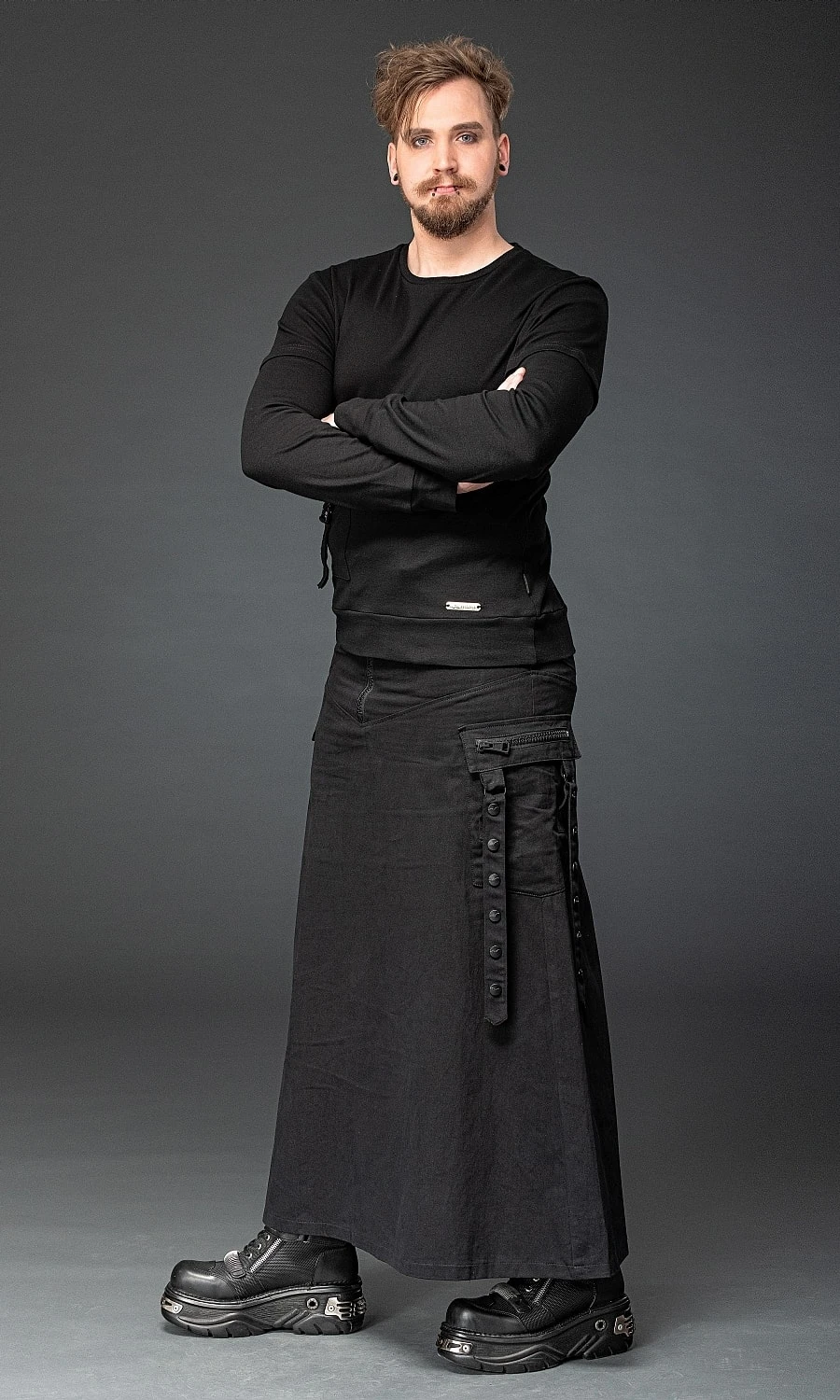 Jupe Gothique Homme QUEEN OF DARKNESS 4 Jupe Gothique Homme QUEEN OF DARKNESS – Image 2